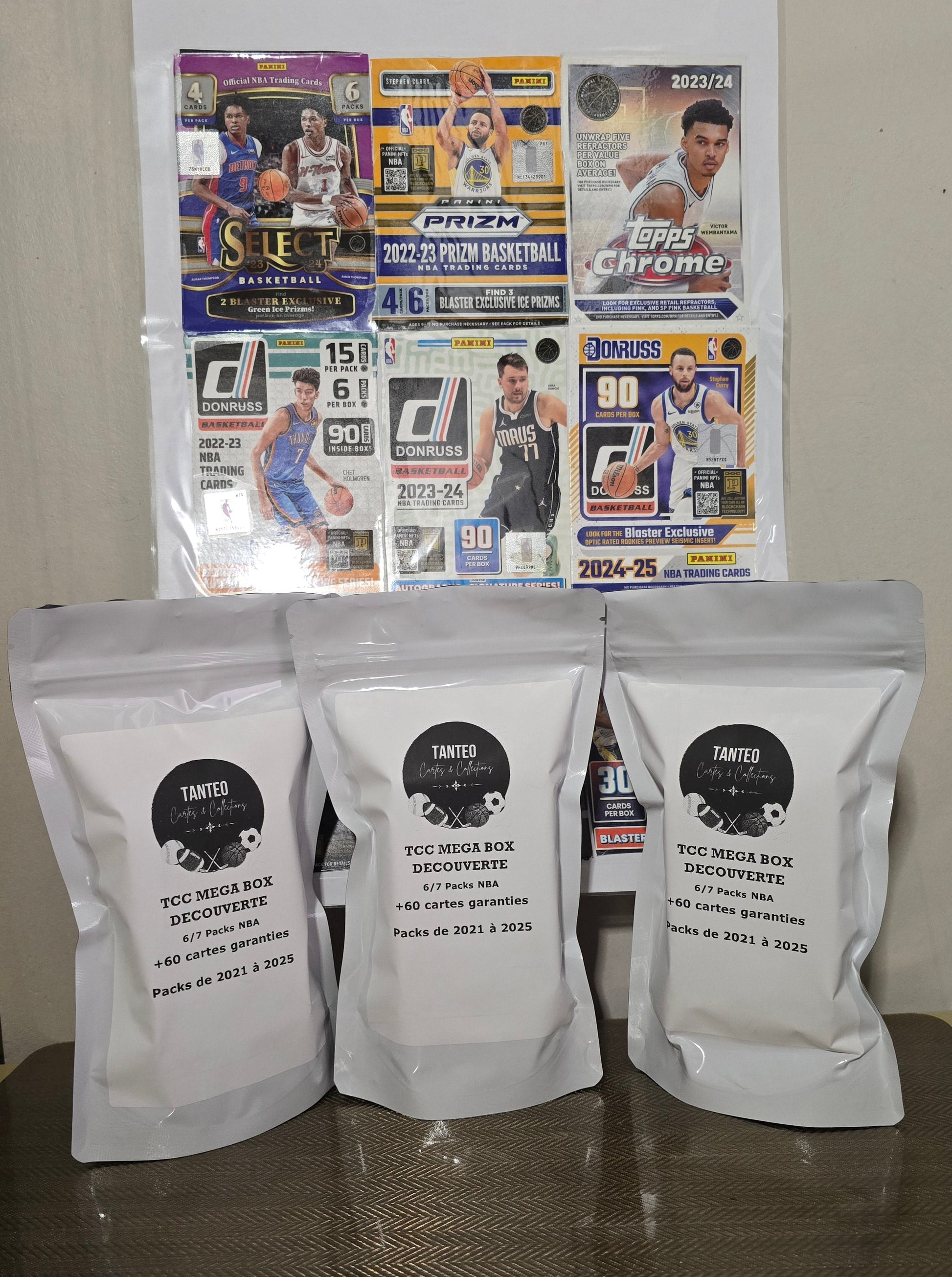 TCC MEGA BOX DECOUVERTE Cartes Basketball NBA TANTEO Cartes & Collections
