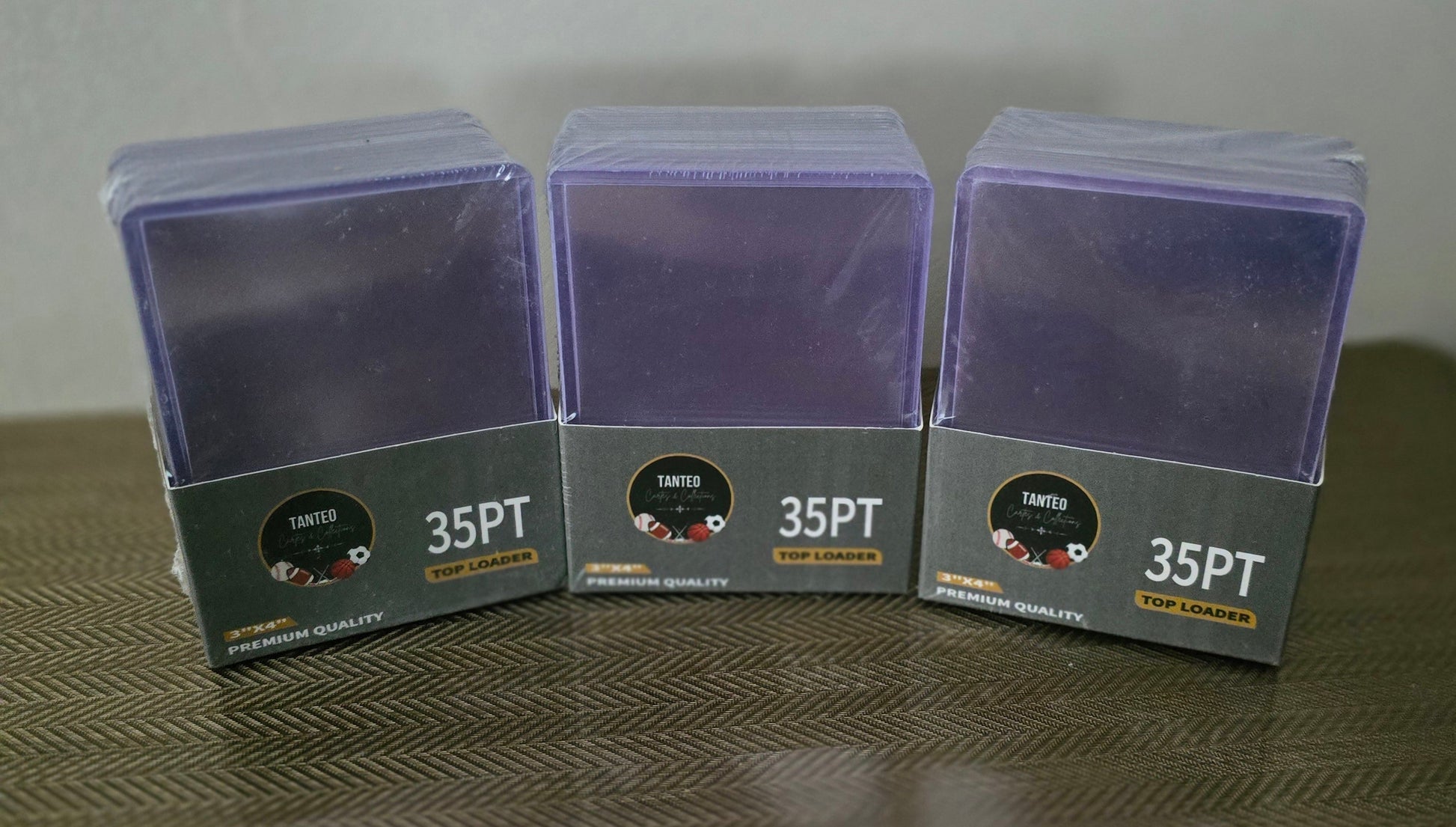 Lot Toploaders 25 x 3 TANTEO Cartes & Collections