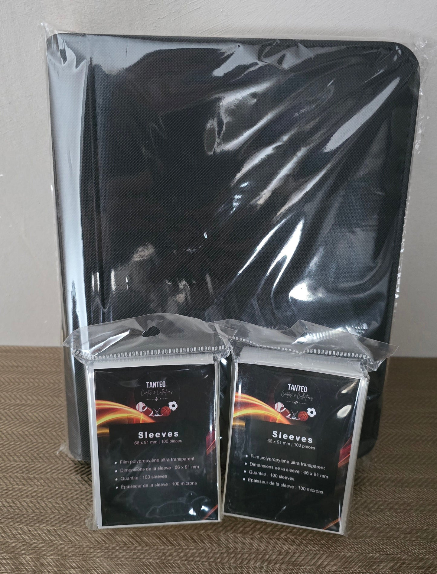 Lot 1 Classeur 160 cartes + Sleeves 100 x 2 TANTEO Cartes & Collections