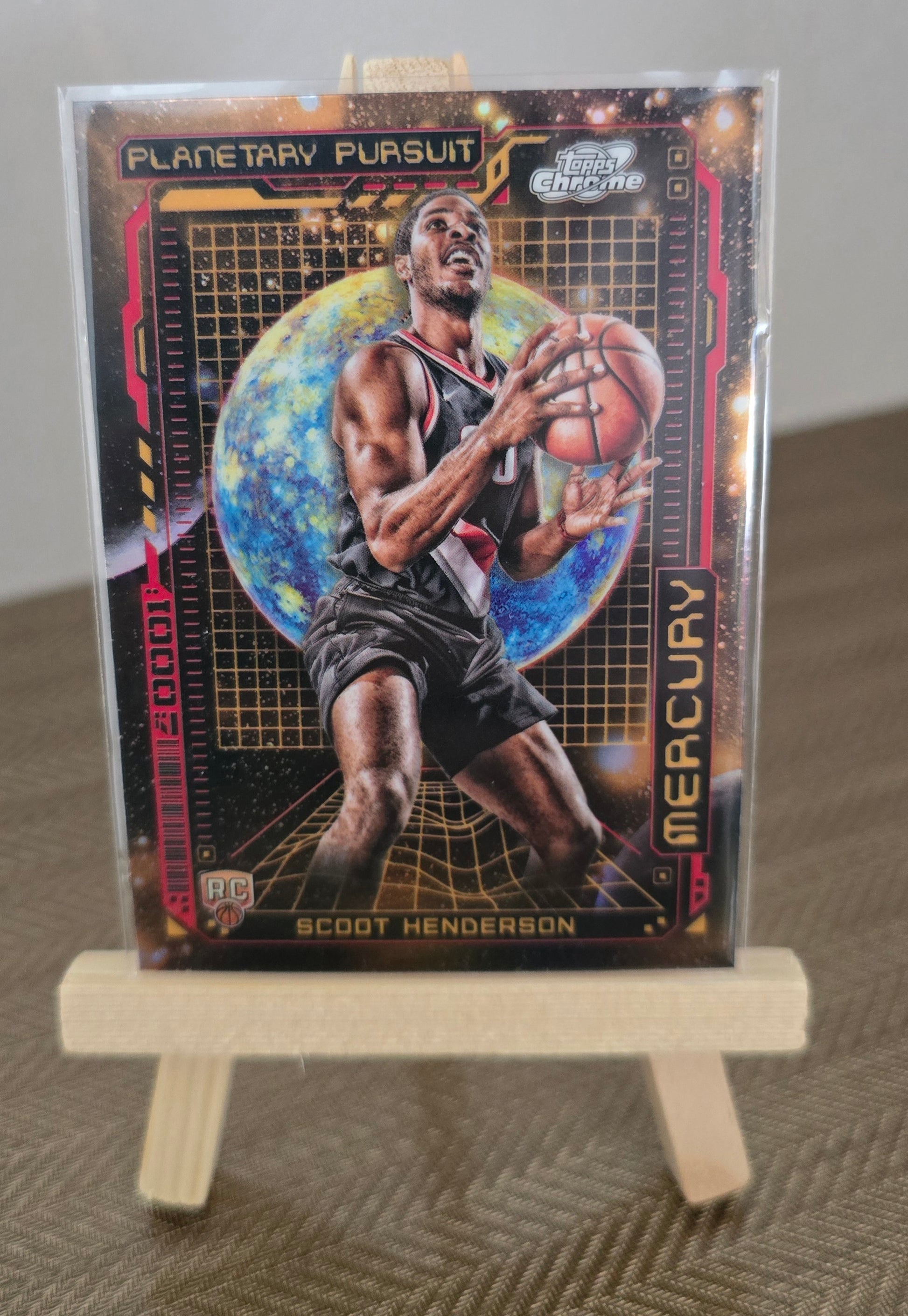 Carte collection sport Basketball NBA TOPPS CHROME SCOOT HENDERSON RC