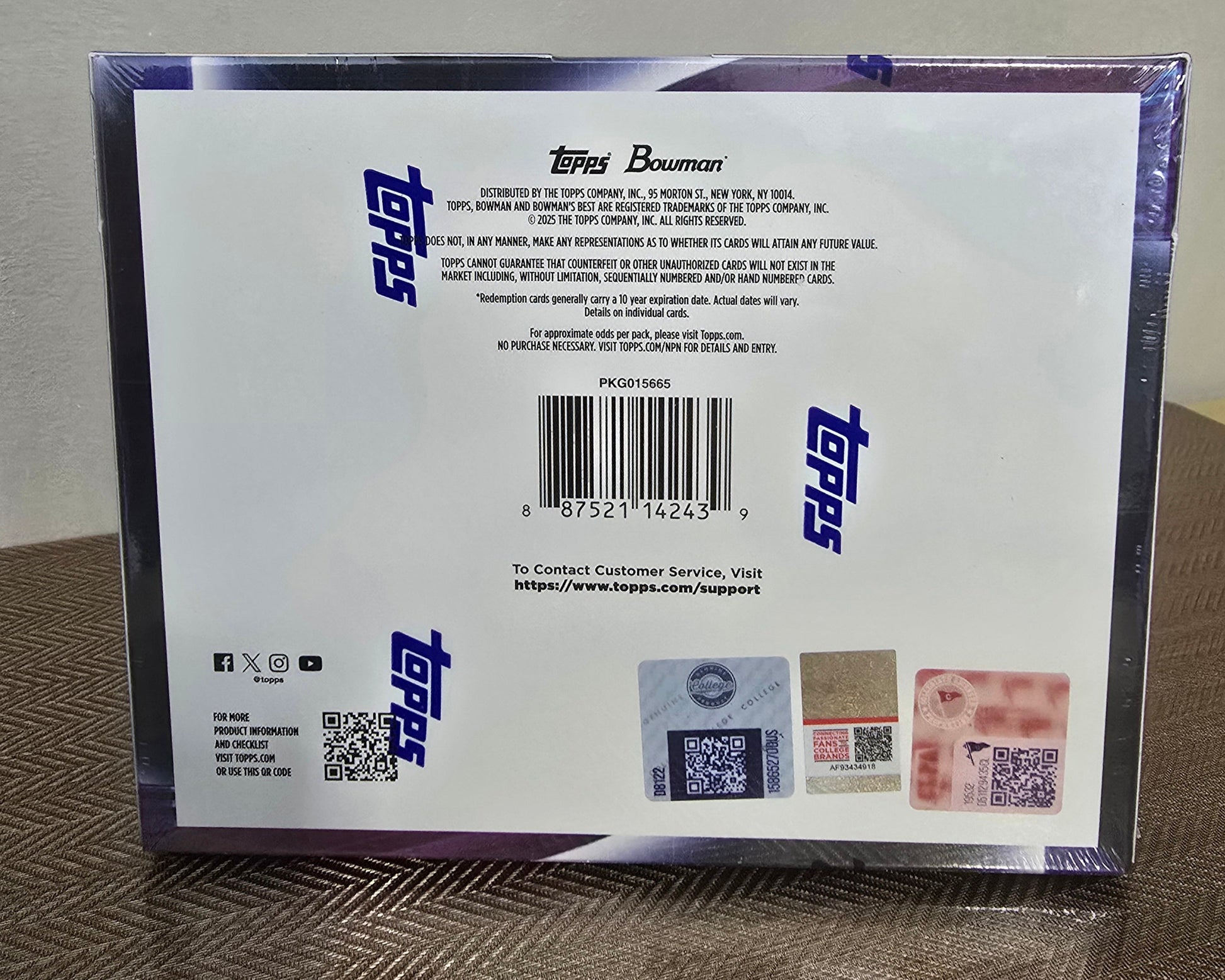 2024-25 Bowman University Best Cartes Basketball NBA Hobby Box Panini
