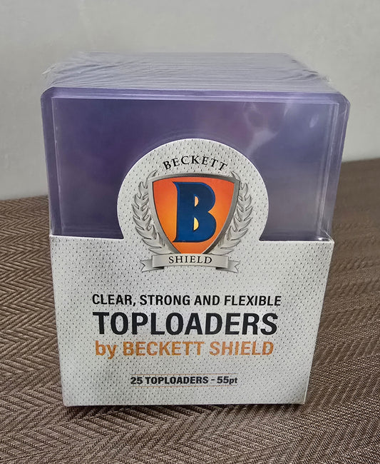 Toploaders 55 PT x 25 - BECKETT SHIELD