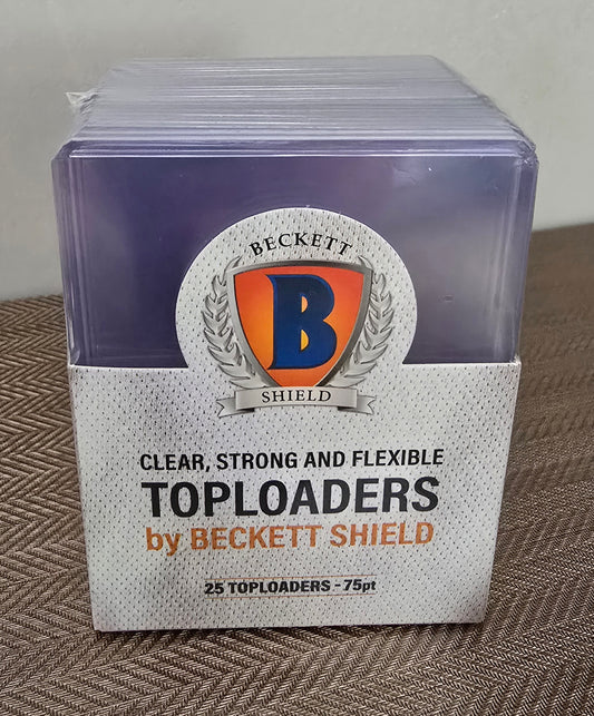 Toploaders 75 PT x 25 - BECKETT SHIELD