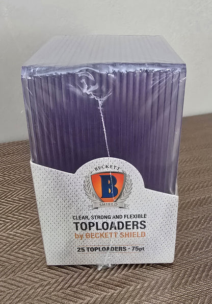 Toploaders 75 PT x 25 - BECKETT SHIELD