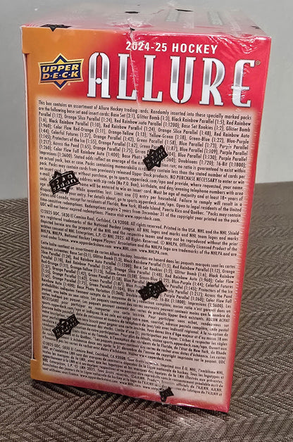 2024-25 Upper Deck ALLURE Cartes Hockey NHL 4-Pack Blaster Box Upper Deck