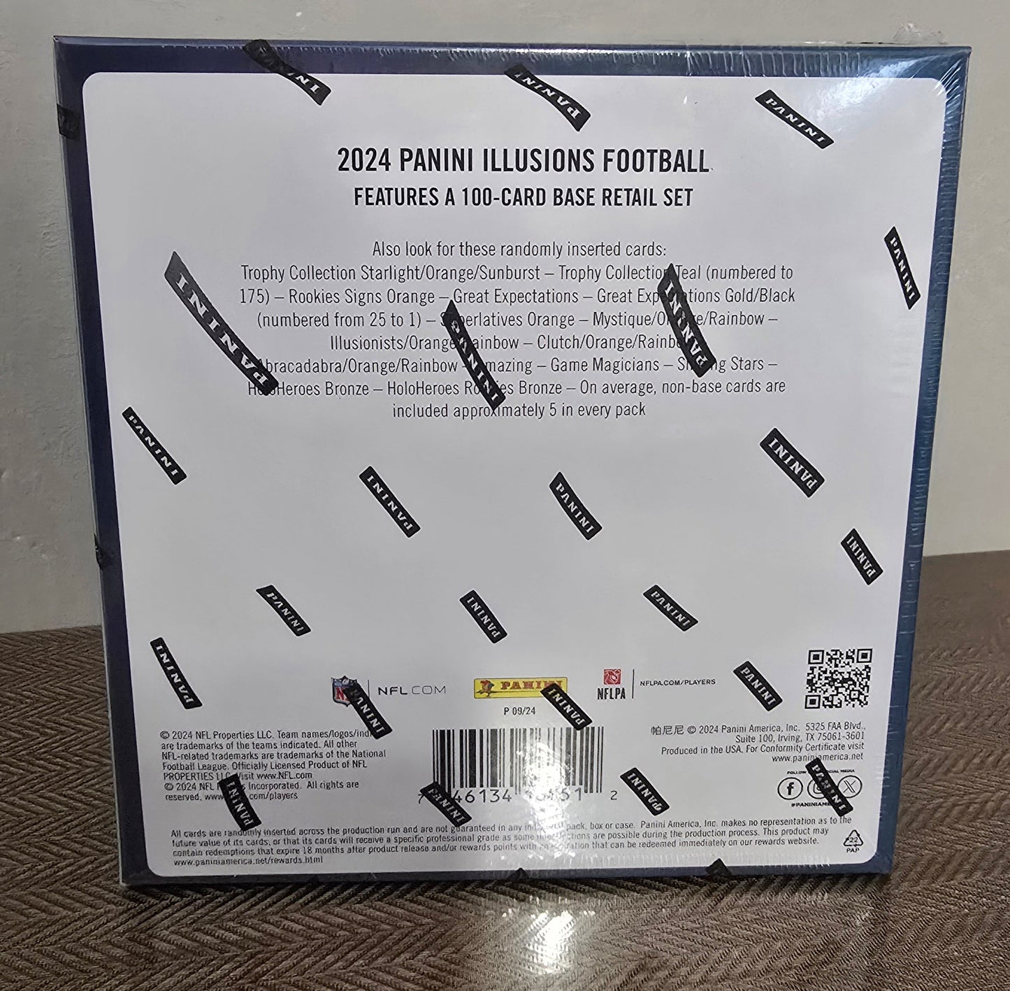 2024 Panini ILLUSIONS Cartes Football NFL Méga Box Panini