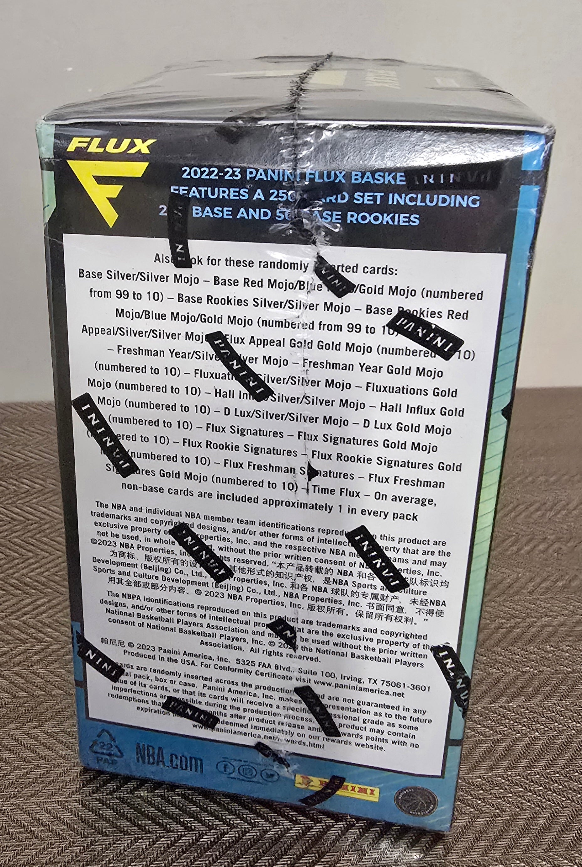 2022-23 Panini FLUX Cartes Basketball NBA 6-Pack Blaster Box
