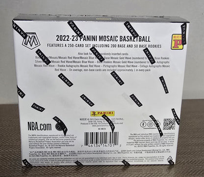2022-23 Panini Mosaic Cartes Basketball NBA Asia Box