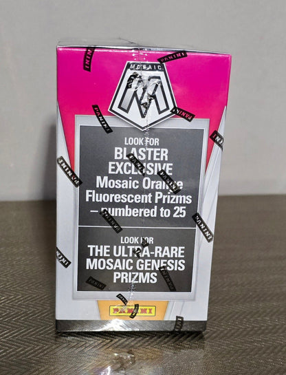 2020-21 Panini Mosaic Cartes Basketball NBA Blaster Box ( Orange Fluorescent Prizms) Panini