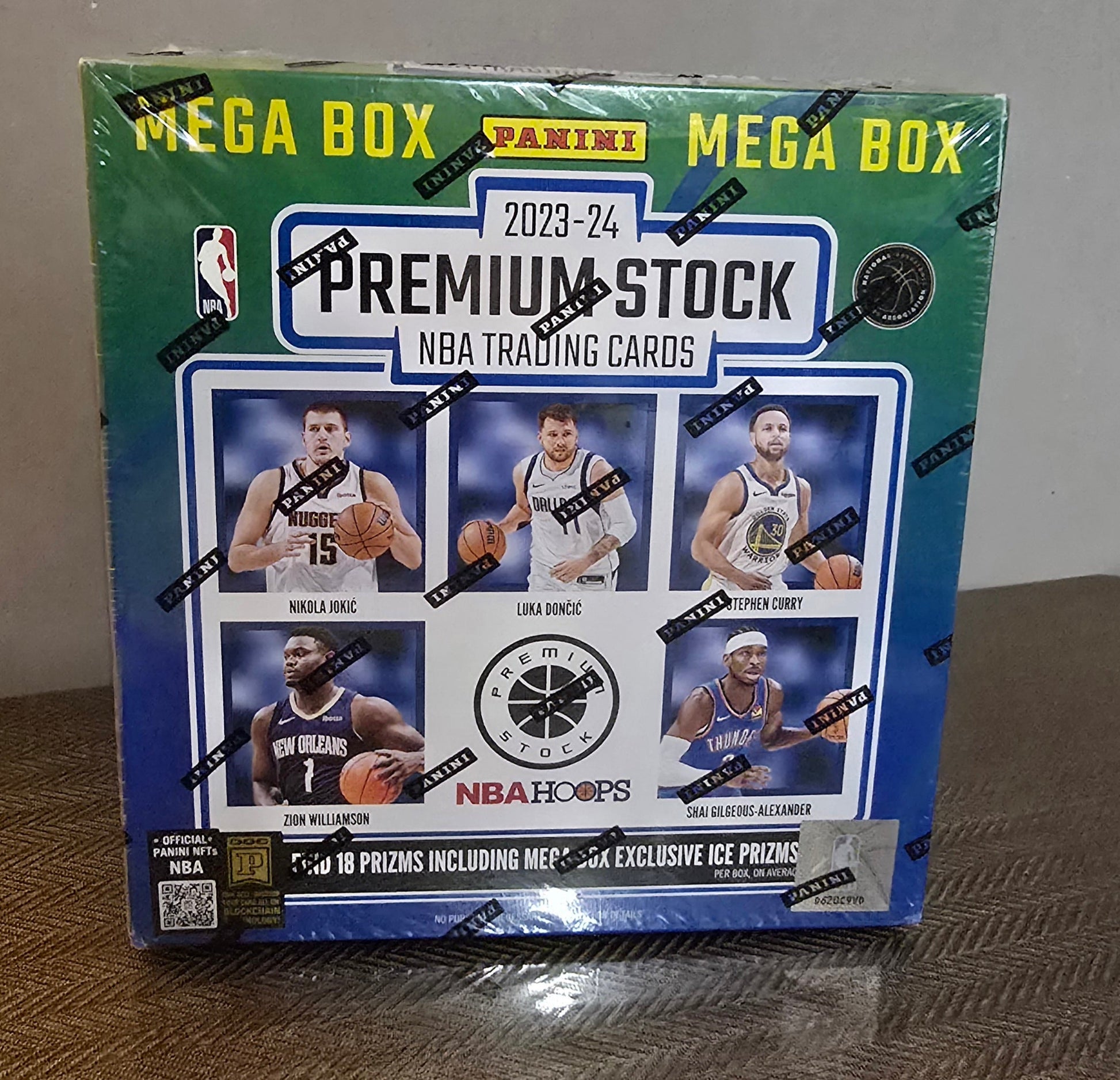 2023-24 Panini Premium Stock Cartes Basketball NBA Méga Box Panini
