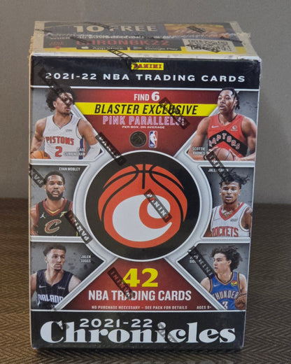 2021-22 Panini Chronicles Cartes Basketball NBABlaster Box (Pink Parallels!) Panini