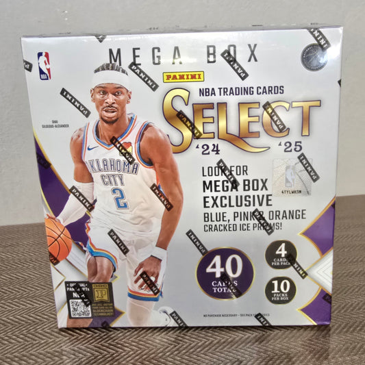 2024-25 Panini Select Cartes Basketball NBA Méga Box Panini