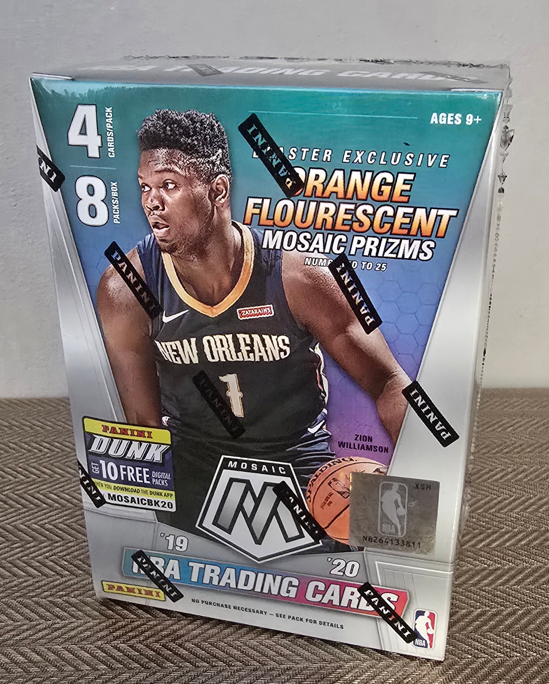 2019-20 Panini Mosaic Cartes Basketball NBA Blaster Box