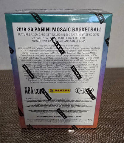 2019-20 Panini Mosaic Cartes Basketball NBA Blaster Box