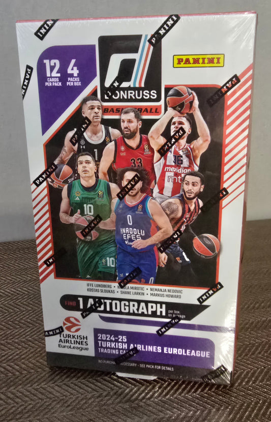 2024-25 Panini Donruss Turkish Airlines Euroleague Cartes Basketball NBA Hobby Box