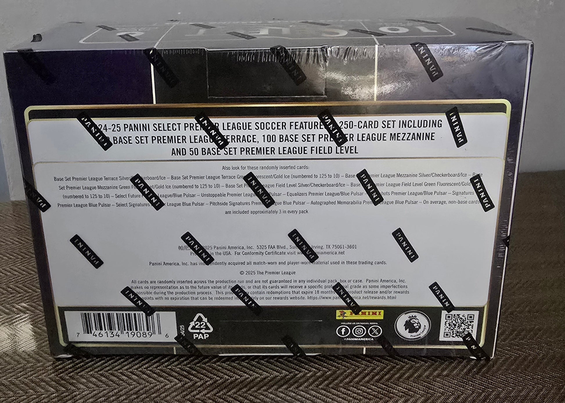 2024-25 Panini Select Premier League EPL Cartes Soccer Méga Box Panini