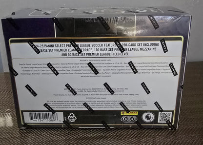 2024-25 Panini Select Premier League EPL Cartes Soccer Méga Box Panini