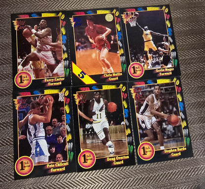 1991-92 Wild Card Collegiate Cartes Basketball NBA Pack