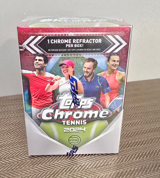 2024 Topps Chrome Cartes Tennis Blaster Box
