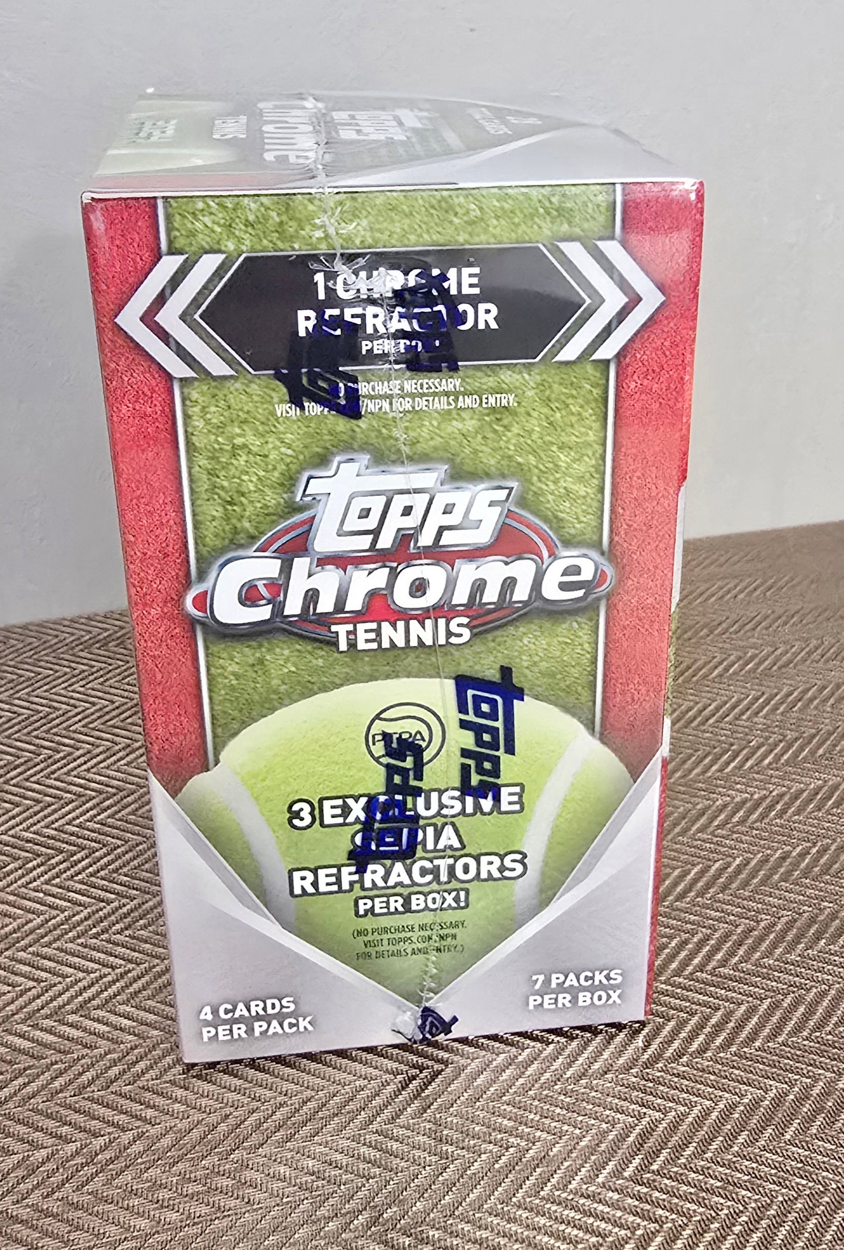2024 Topps Chrome Cartes Tennis Blaster Box