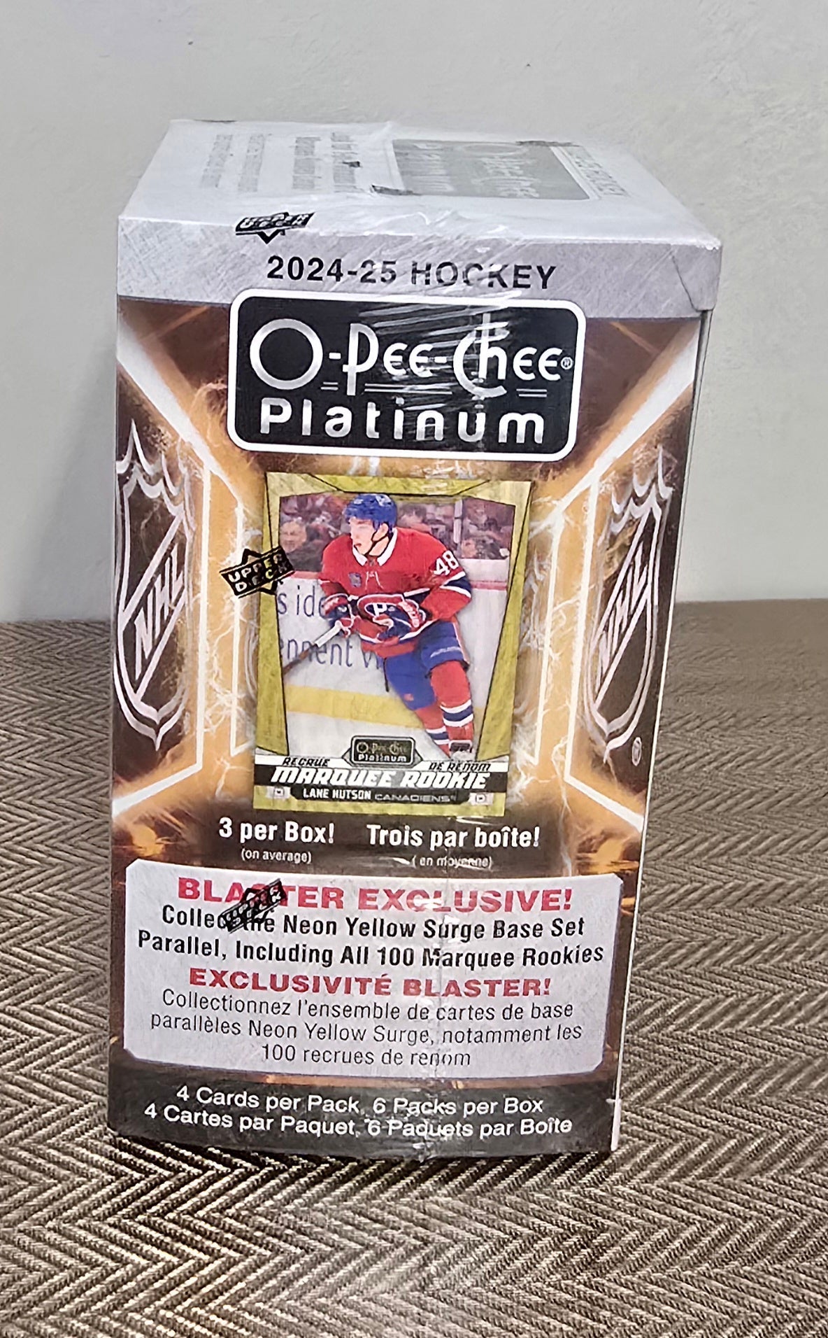 2024-25 Upper Deck O-Pee-Chee Platinum Cartes Hockey NHL Blaster Box
