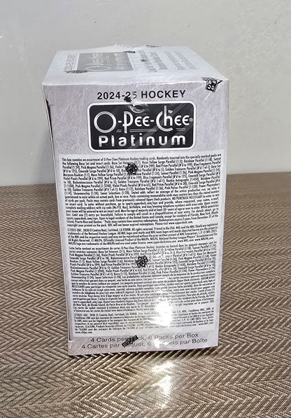 2024-25 Upper Deck O-Pee-Chee Platinum Cartes Hockey NHL Blaster Box