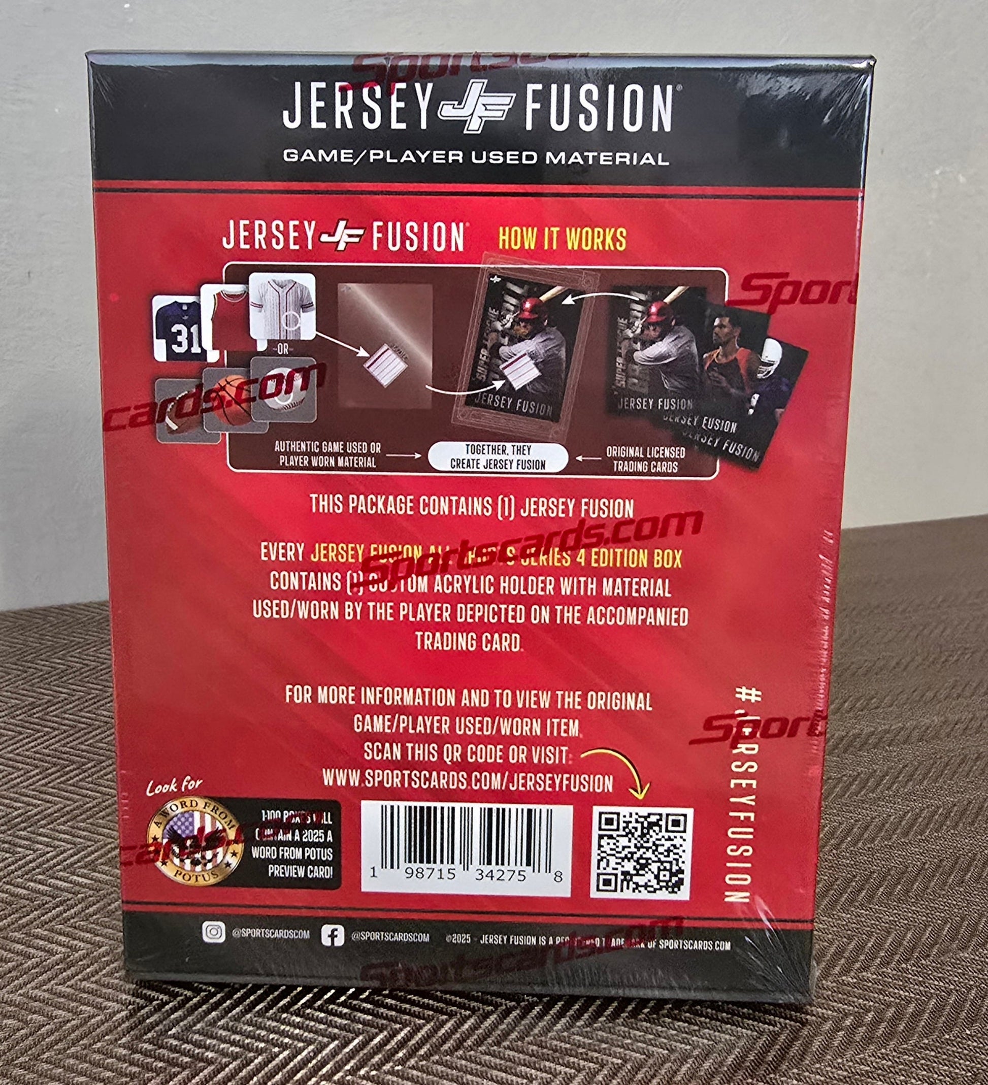 2025 Jersey Fusion All Sports Series 4 Hobby Pack JERSEY FUSION