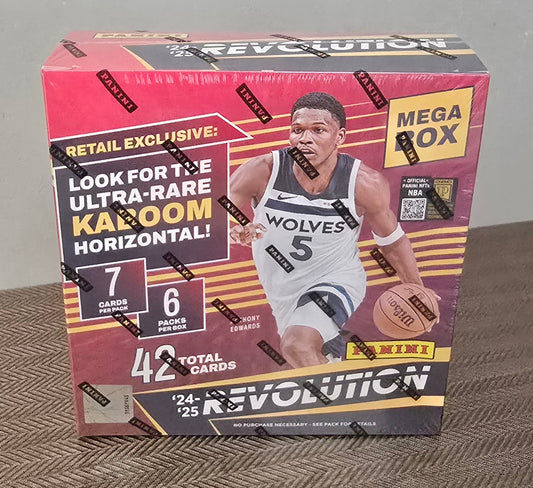 2024-25 Panini Revolution Cartes Basketball NBA Méga Box Panini