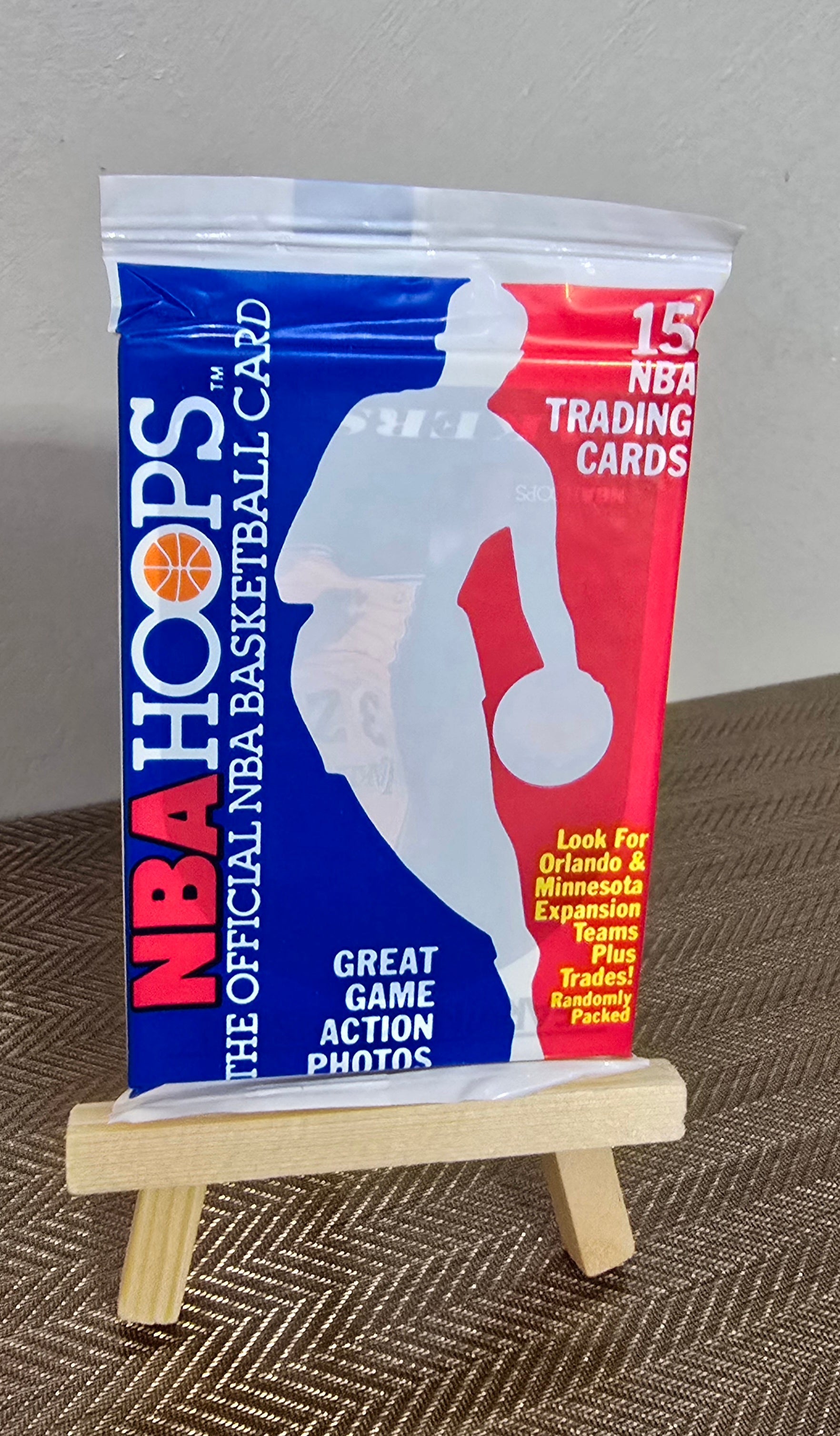 1989-90 Hoops Series 2 Cartes Basketball NBA Wax Pack
