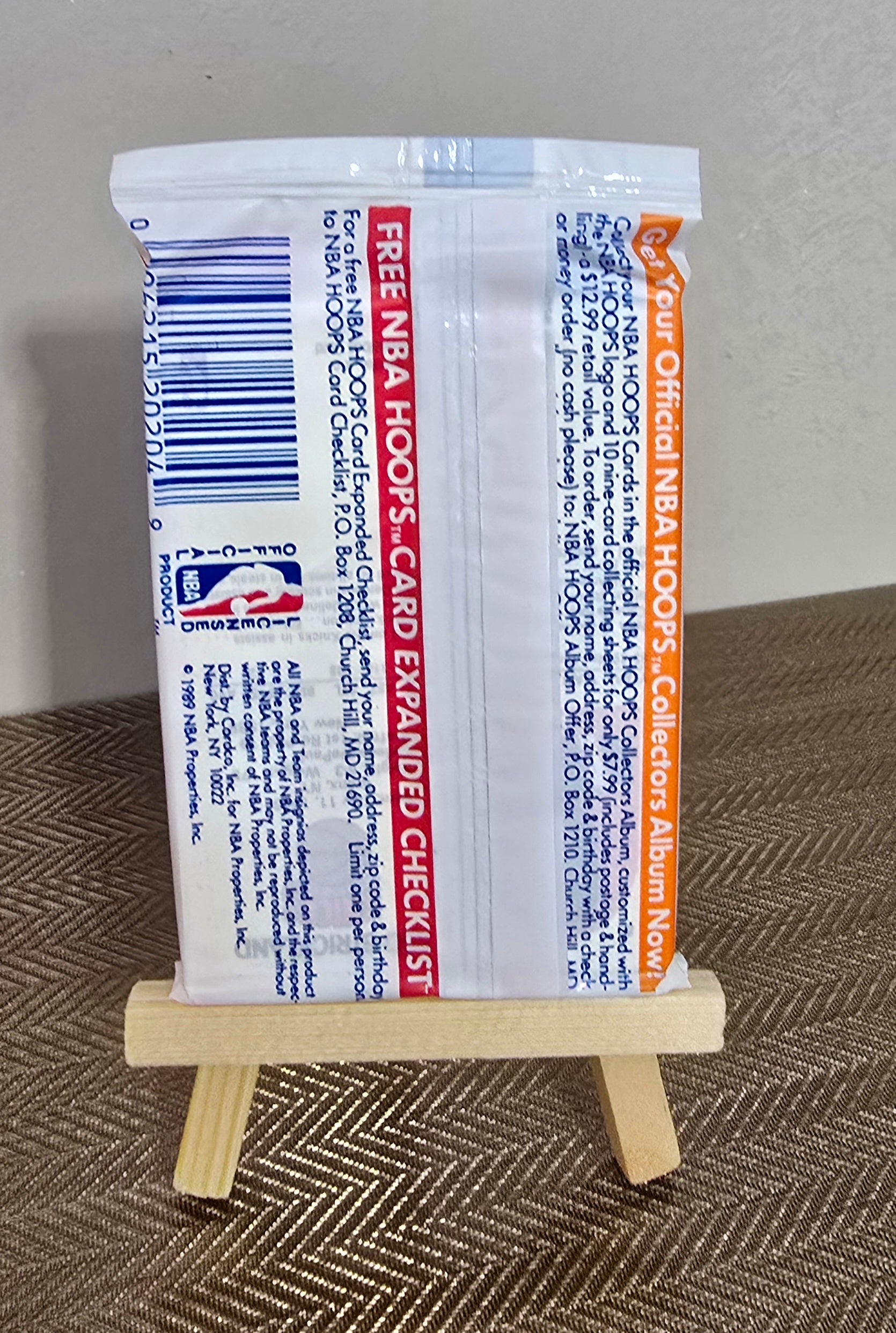1989-90 Hoops Series 2 Cartes Basketball NBA Wax Pack 