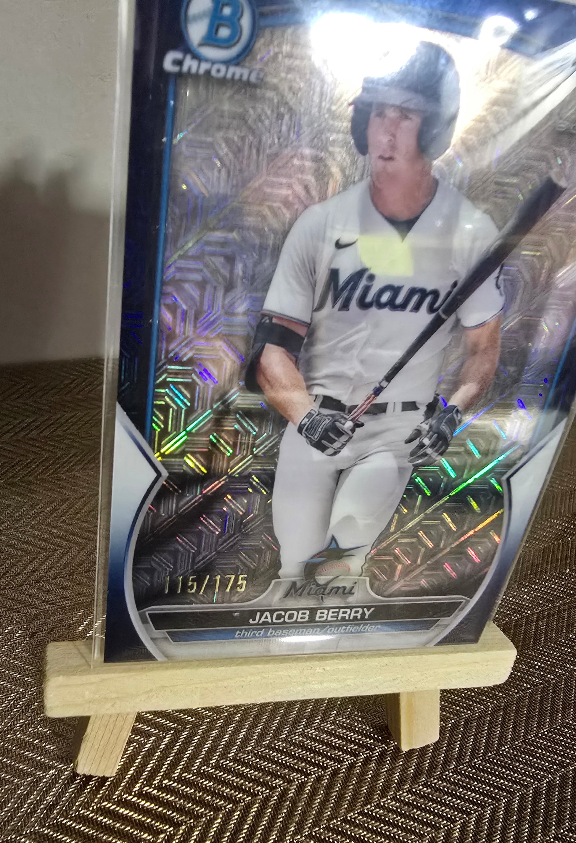 Carte collection Jacob Berry Baseball Topps Bowman 2023 - 115/175