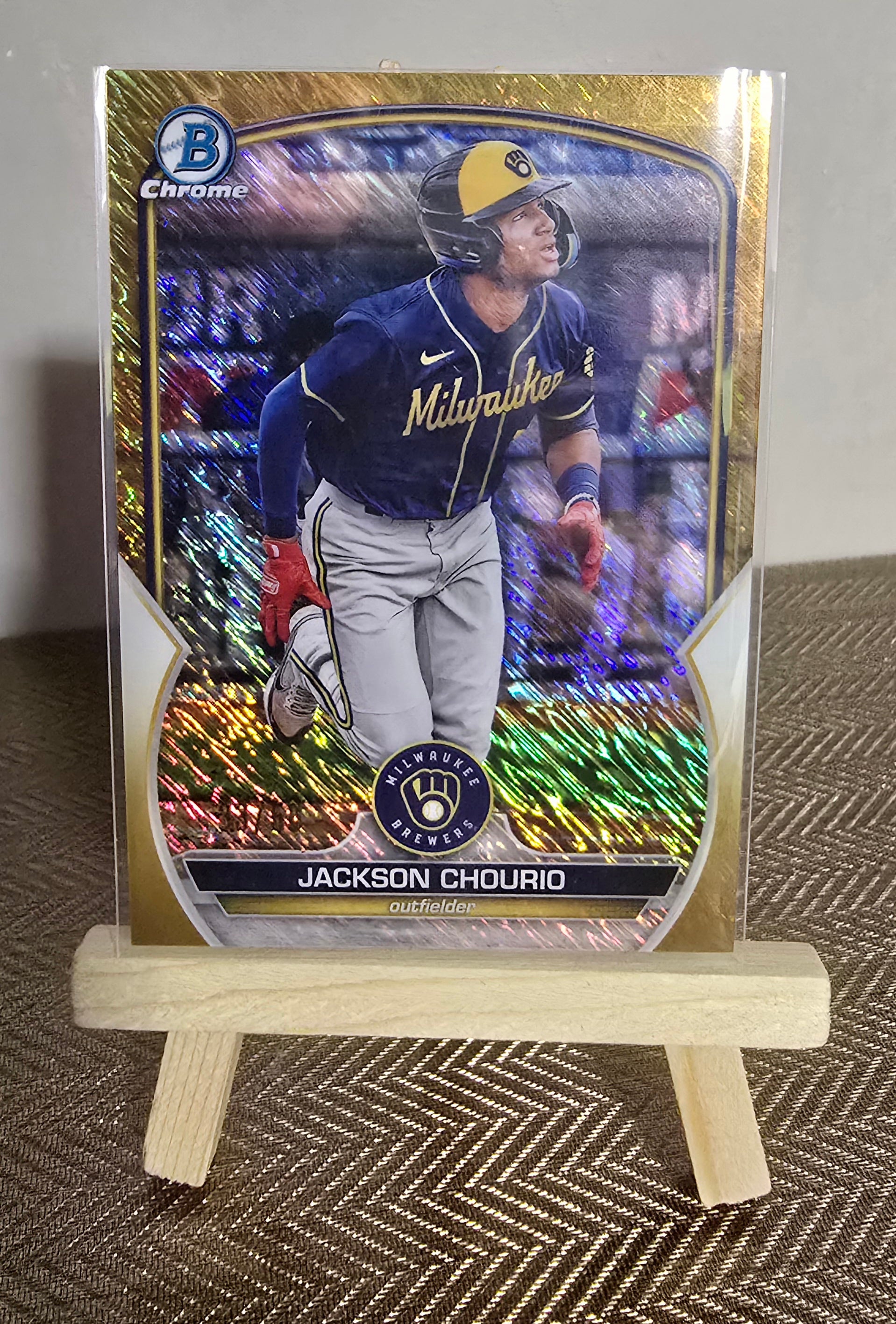 Carte collection Jackson Chourio Baseball Topps Bowman Chrome 2023 - 33/50