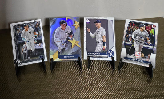 Lot 4 Cartes collection Aaron Judge Baseball
