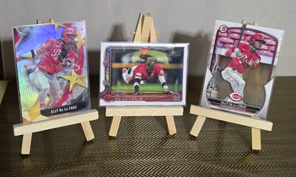 Lot 3 Cartes collection Baseball Elly De La Cruz