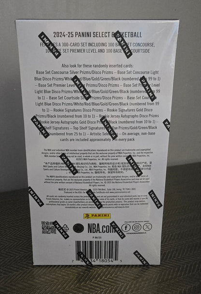 2024-25 Panini Select Cartes Basketball NBA Hobby H2 Box