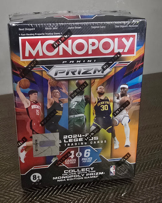 2024-25 Panini Prizm Monopoly Cartes Basketball NBA Blaster Box ( Millionaire Black Inserts! )