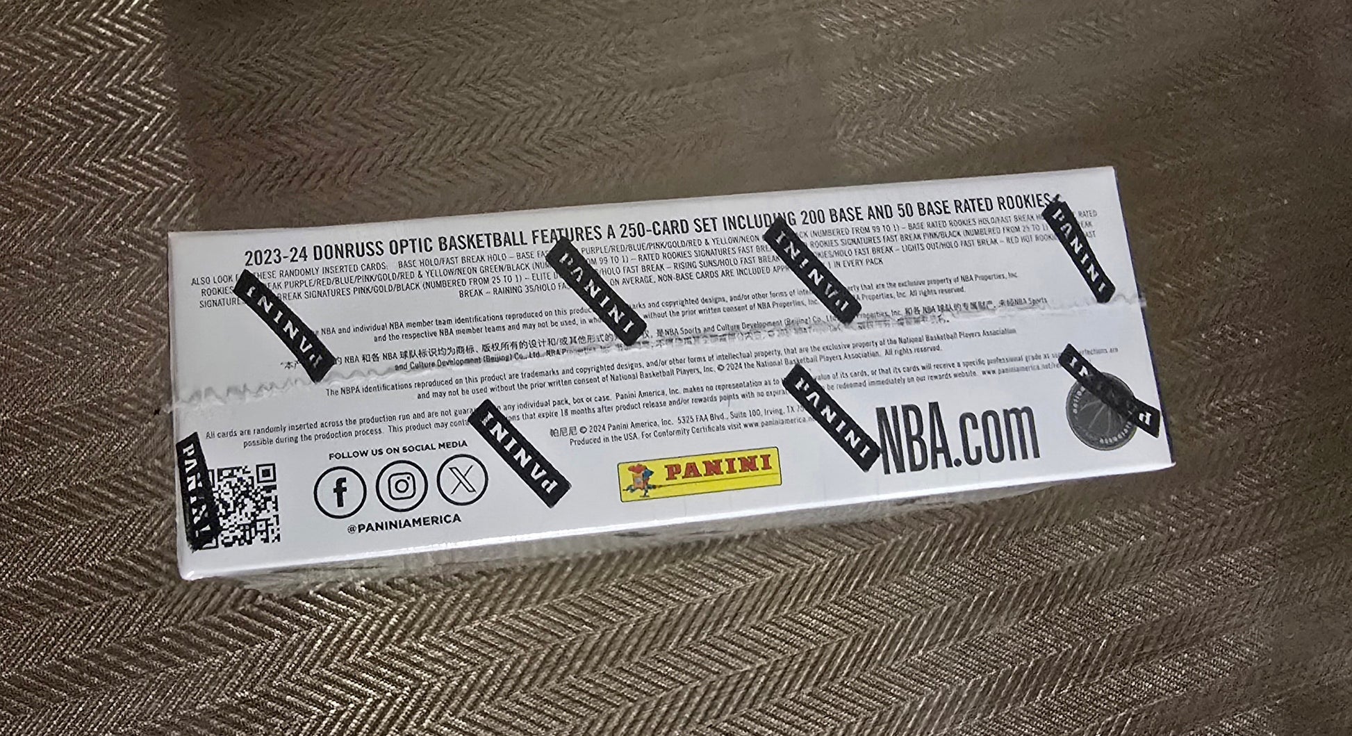 2023-24 Panini Donruss Optic Cartes Basketball NBA Fast Break Box Panini