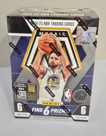 2024-25 Panini Mosaic Cartes Basketball NBA Blaster Box