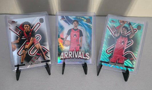 Lot 3 Cartes collection sport Basketball NBA AUSAR THOMPSON (dont une 51/75)