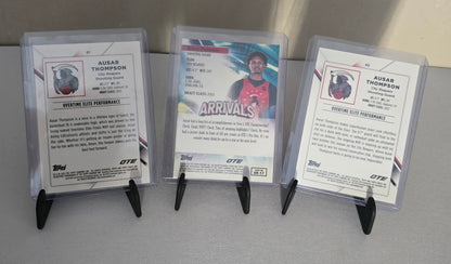 Lot 3 Cartes collection sport Basketball NBA AUSAR THOMPSON (dont une 51/75)