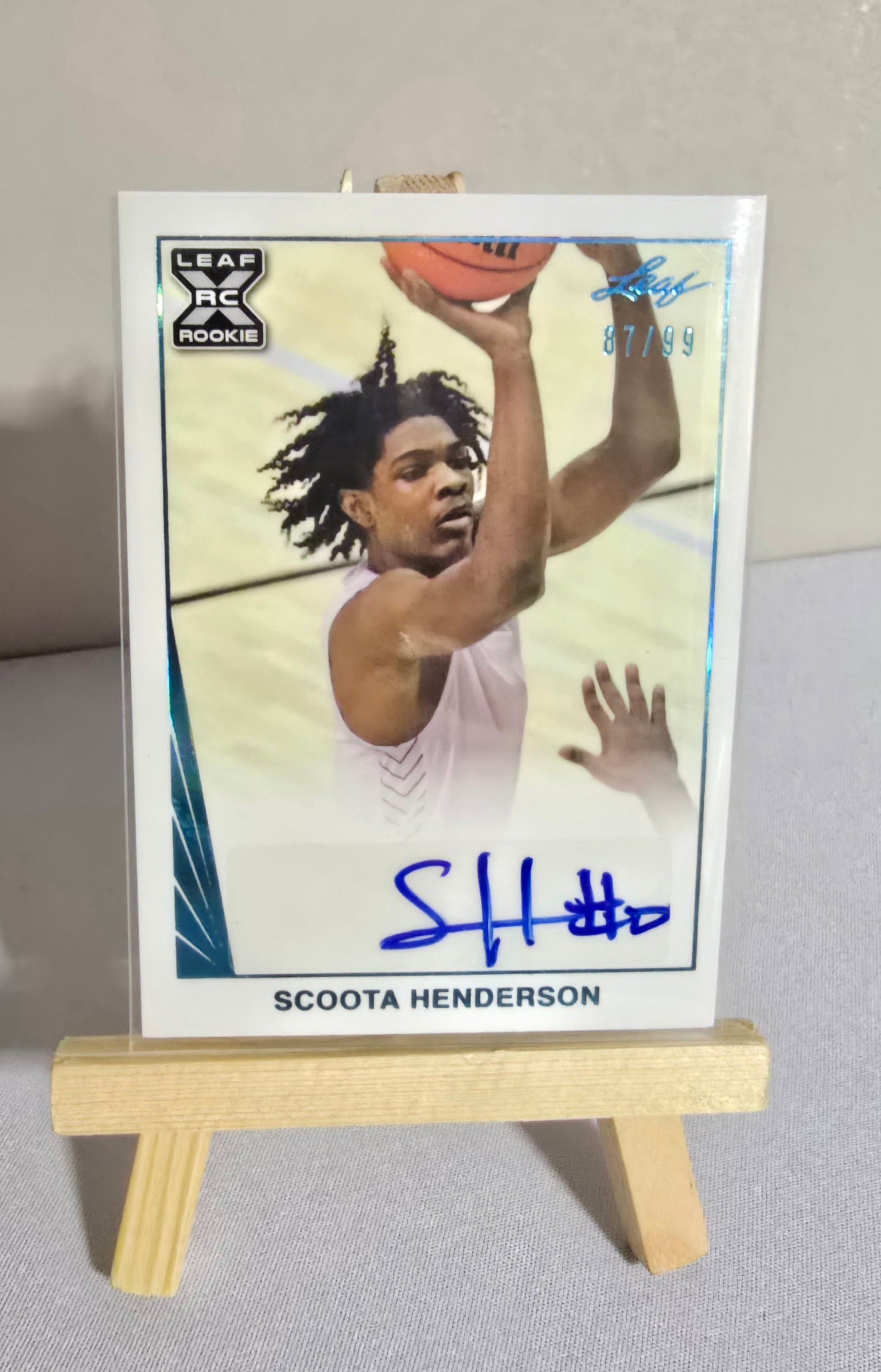 Carte Collection Autographe Basketball NBA SCOOTA HENDERSON 87/99