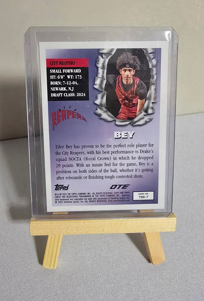 Carte Collection numérotée Basketball NBA RC TYLER BEY 29/50 Topps
