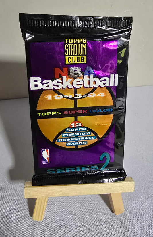 1993-94 Topps Stadium Club Series 2 Cartes Basketball NBA Box Pack