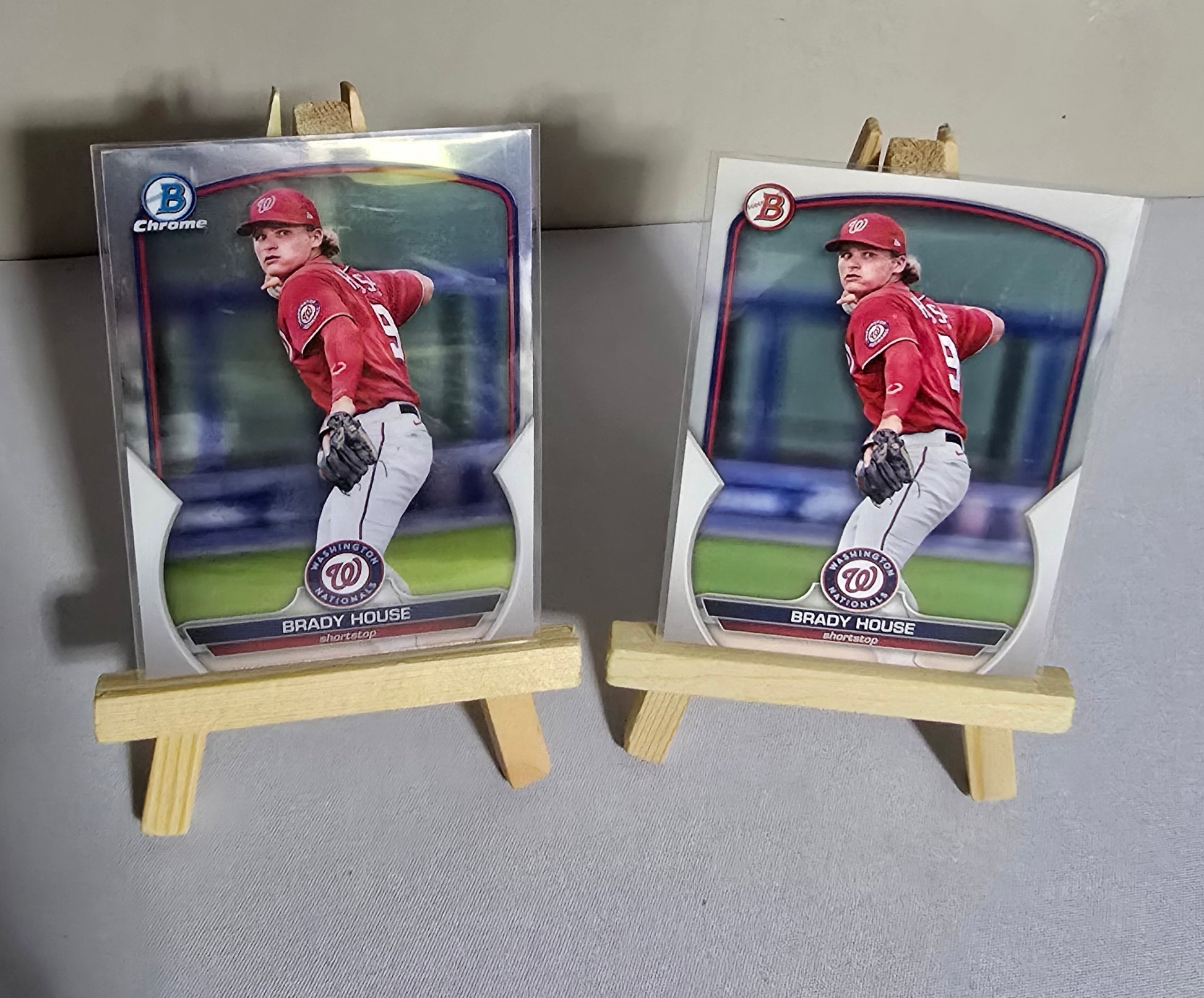 Lot 2 Cartes collection Baseball MLB Brady House