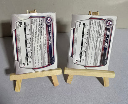 Lot 2 Cartes collection Baseball MLB Brady House