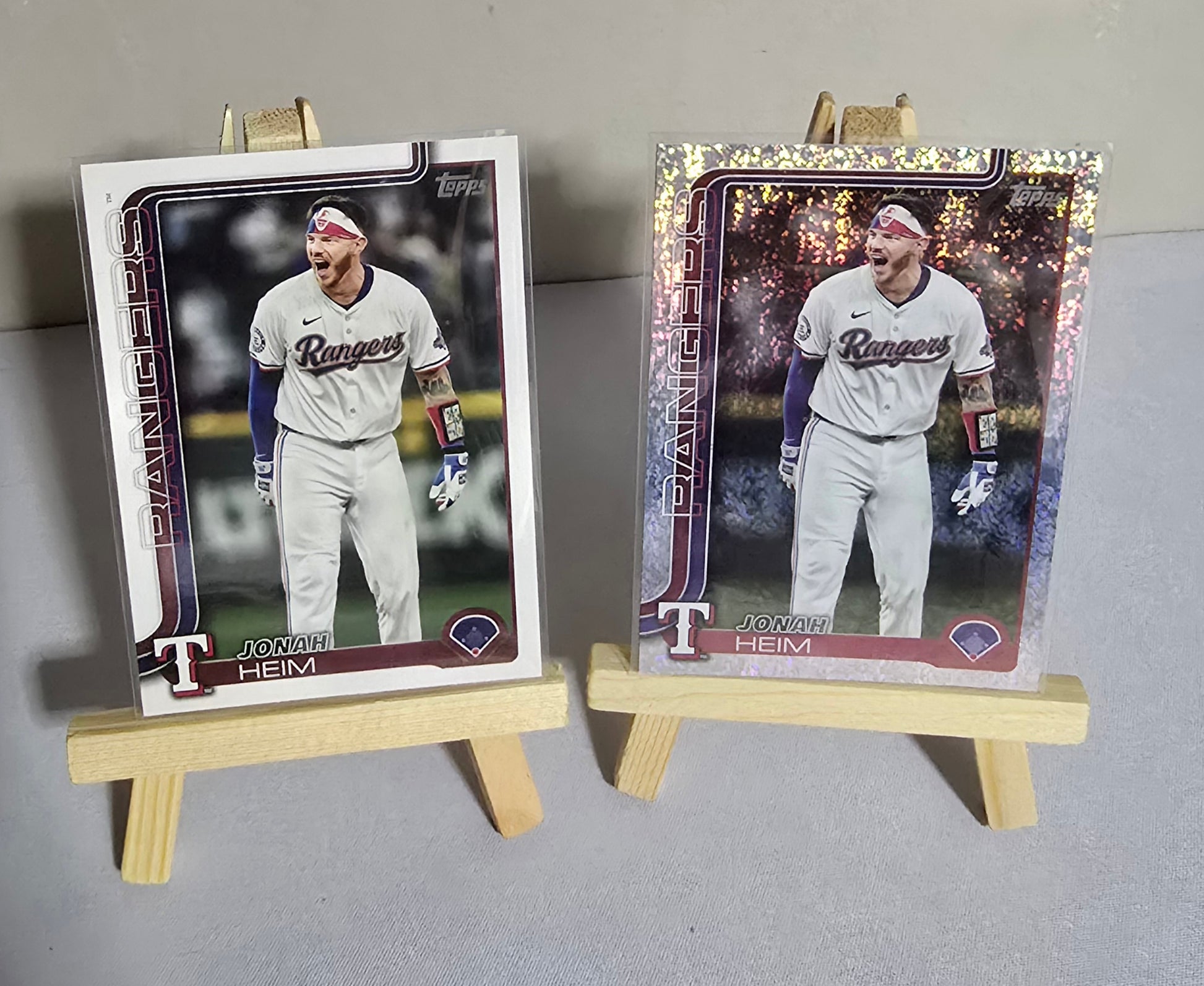 Lot 2 Cartes collection Baseball MLB Jonah Heim