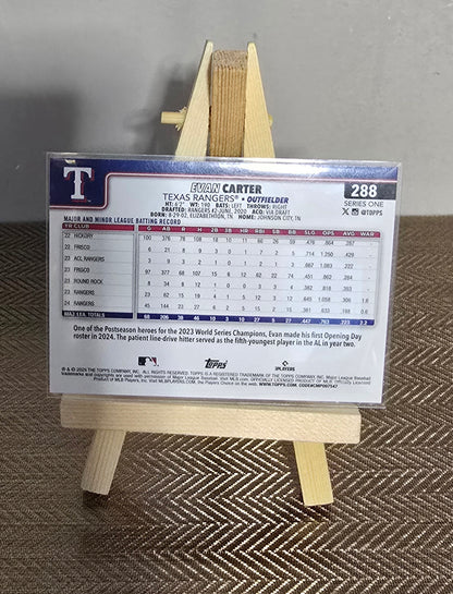 Carte collection Baseball MLB EVAN CARTER