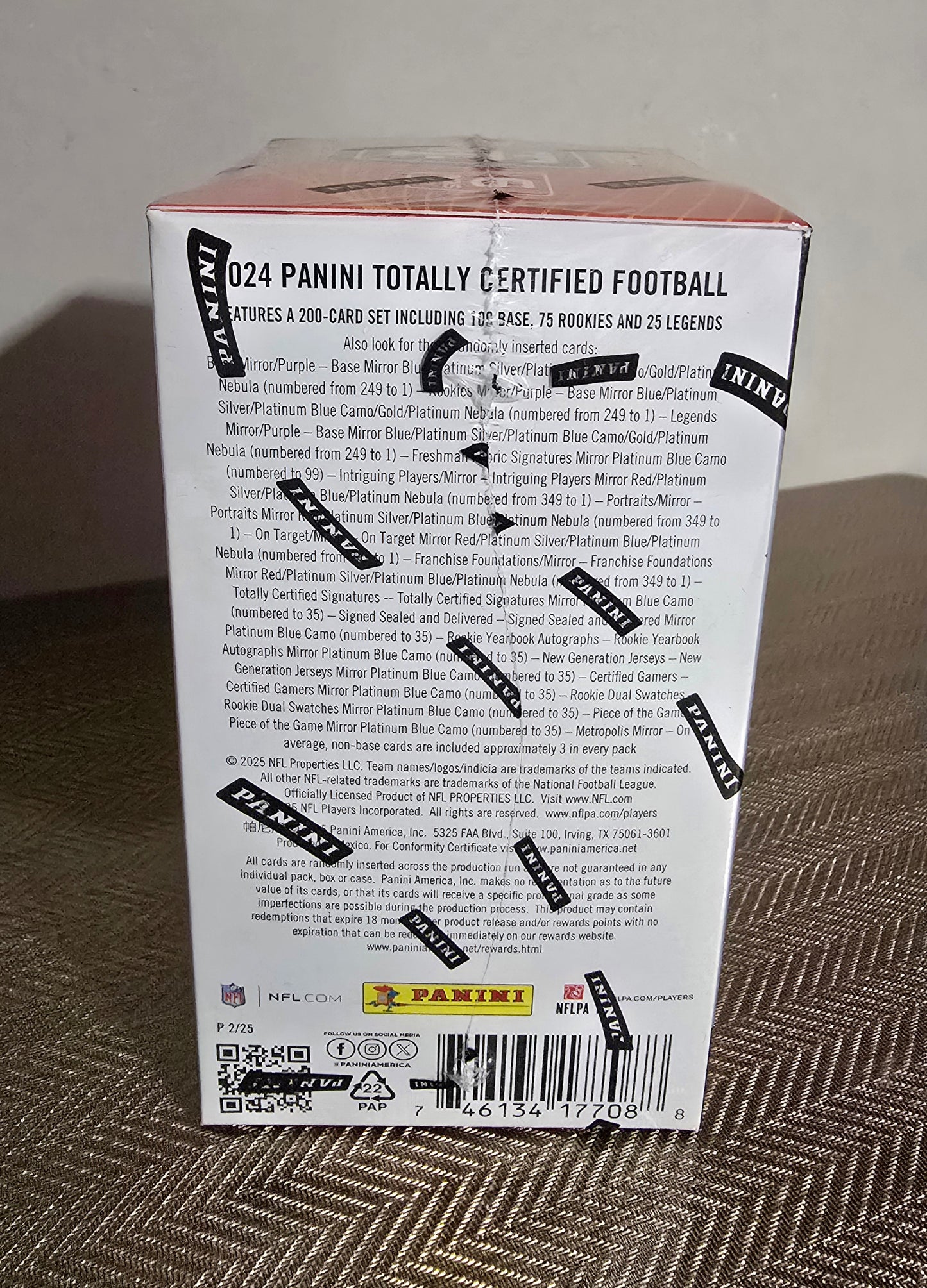 2024 Panini Totally Certified Cartes Football NFL Blaster Box