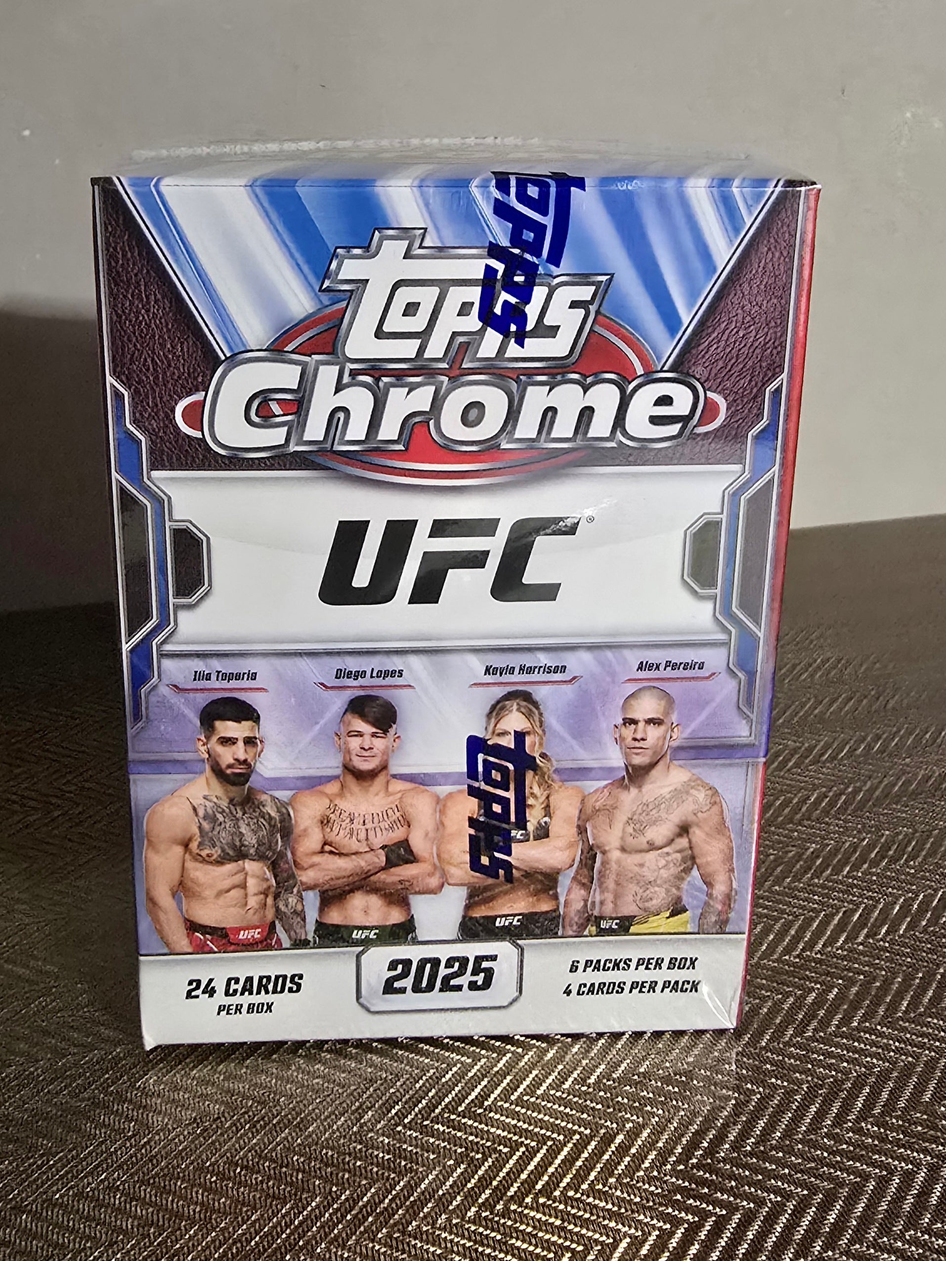 2025 Topps Chrome Cartes UFC Blaster Box