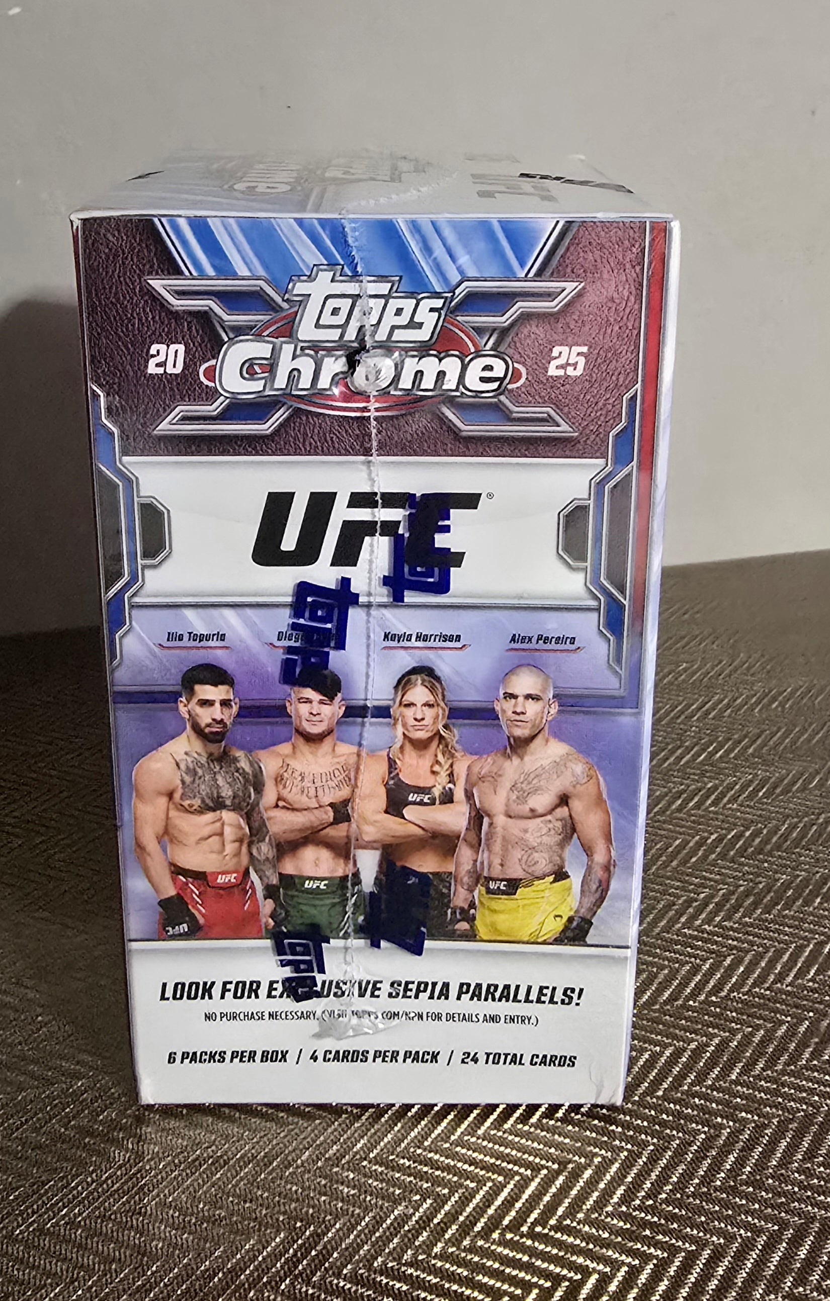 2025 Topps Chrome Cartes UFC Blaster Box